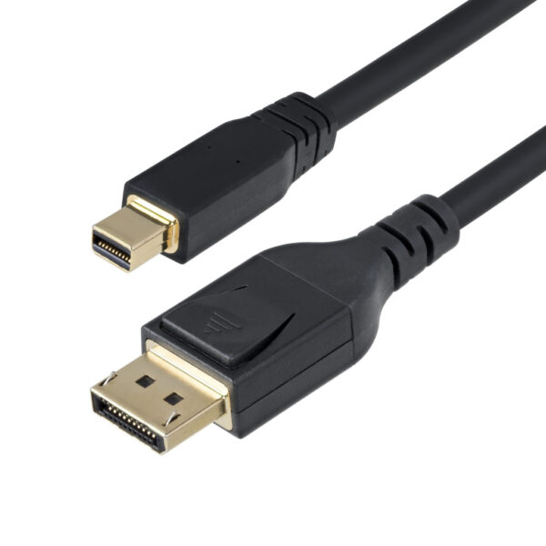 StarTech.com 3m Mini DisplayPort naar DisplayPort 1.4 Kabel, 8K 60Hz/4K 120Hz HBR3 HDR, UHD mDP naar DP 1.4 Kabel, Dunne (34 AW - Afbeelding 2