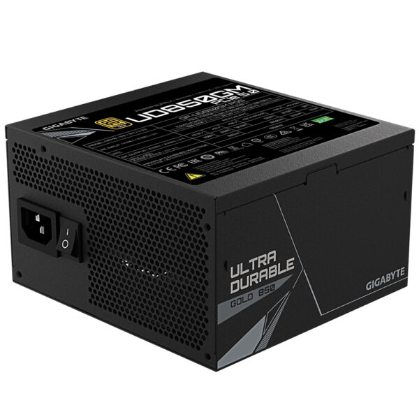 GIGABYTE GP-UD850GM PG5 power supply unit 850 W 20+4 pin ATX ATX Zwart - Afbeelding 4