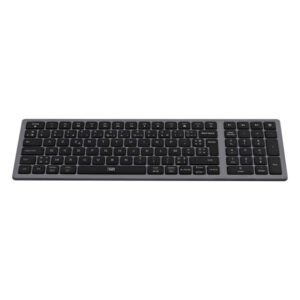 T'nB KBWPRO toetsenbord Bluetooth AZERTY Frans Zwart, Grijs