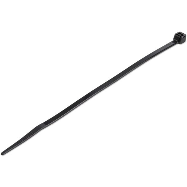 StarTech.com 15 cm Zwarte Kabelbinders 3 mm Breed, 39 mm Bundeldiameter, 18 kg Treksterkte Zelfsluitende Snelbinders uit Nylon