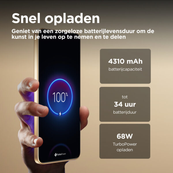 Motorola edge 50 Neo 16,1 cm (6.36") Dual SIM Android 14 5G USB Type-C 12 GB 512 GB 4310 mAh Crème - Afbeelding 8