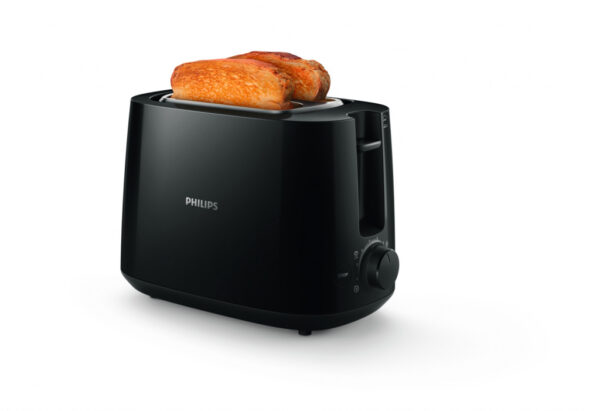 Philips Daily Collection HD2581/90 Broodrooster - 2 sneetjes, brede opening, zwart