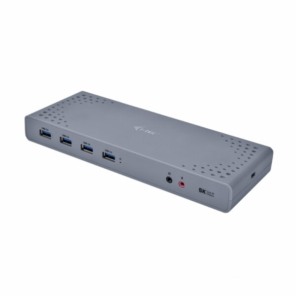 i-tec CADUAL4KDOCK laptop dock & poortreplicator Bedraad USB 3.2 Gen 1 (3.1 Gen 1) Type-C Zwart, Turkoois - Afbeelding 6