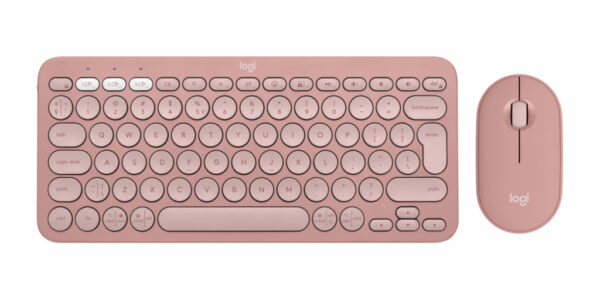 Logitech 920-012241 toetsenbord Inclusief muis Universeel RF-draadloos + Bluetooth QWERTY US International Roze - Afbeelding 12