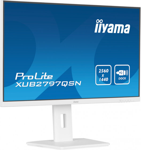 iiyama G-MASTER XUB2797QSN-W2 computer monitor 68,6 cm (27") 2560 x 1440 Pixels 4K Ultra HD LED Wit - Afbeelding 4