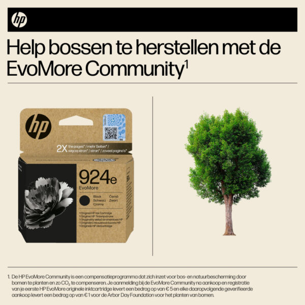 HP 924e EvoMore originele zwarte inktcartridge - Afbeelding 5