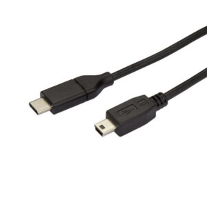 StarTech.com 2m USB-C naar Mini-USB Kabel, USB 2.0, Type C naar Mini-USB Data Transfer Kabel