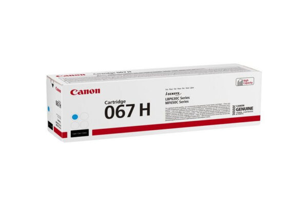 Canon 067H tonercartridge 1 stuk(s) Origineel Cyaan - Afbeelding 2