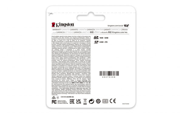 Kingston Technology 128GB Canvas React Plus SDHC UHS-II 300R/260W U3 V90 voor Full HD/4K/8K - Afbeelding 4