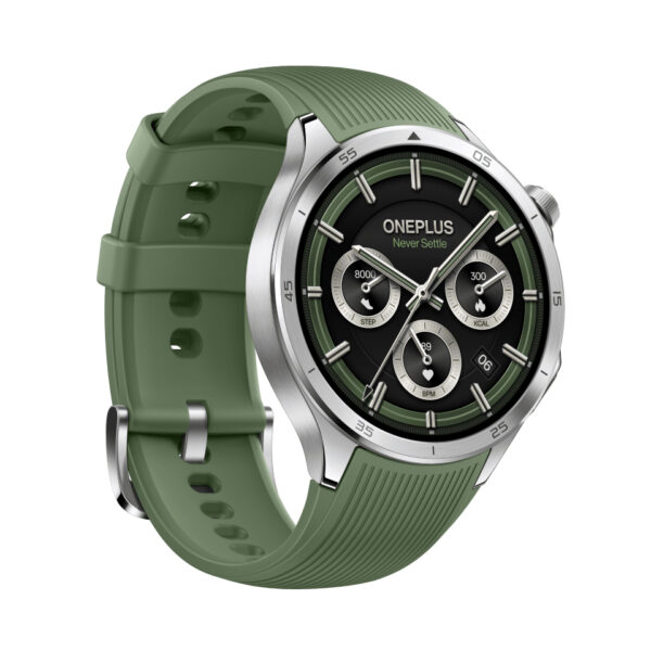 OnePlus Watch 3 46mm 3,81 cm (1.5") AMOLED Digitaal 466 x 466 Pixels Touchscreen Zilver Wifi GPS - Afbeelding 2