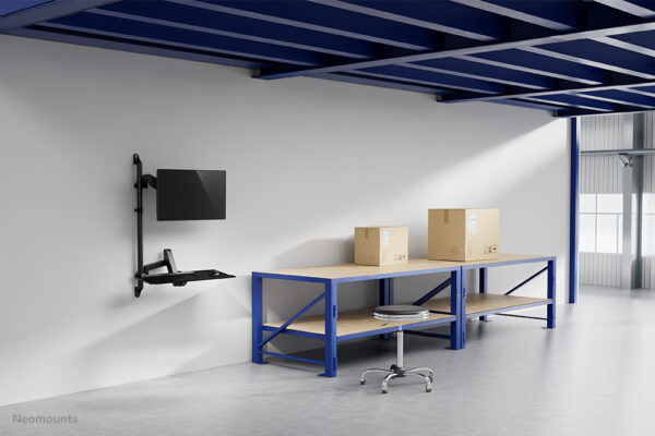 Neomounts WL90-325BL1 Zit-sta werkstation wand 17-32" - gasveer - Afbeelding 16