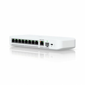 Ubiquiti UniFi Flex 2.5G Managed L2 2.5G Ethernet (100/1000/2500) Power over Ethernet (PoE) Bureaublad-/wandmontage Wit