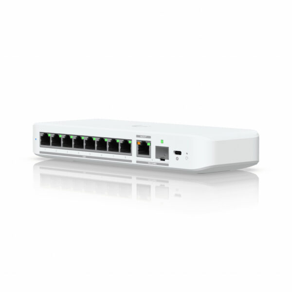 Ubiquiti UniFi Flex 2.5G Managed L2 2.5G Ethernet (100/1000/2500) Power over Ethernet (PoE) Bureaublad-/wandmontage Wit