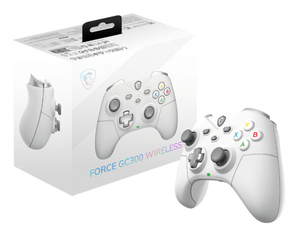 MSI FORCE GC300 WIRELESS WHITE Wit USB 2.0 Gamepad Analoog PC - Afbeelding 5