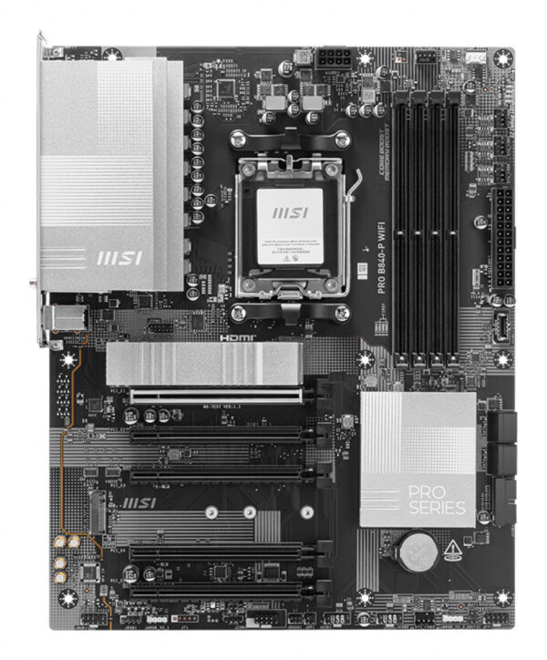 MSI PRO B840-P WIFI moederbord AMD B840 Socket AM5 ATX - Afbeelding 2