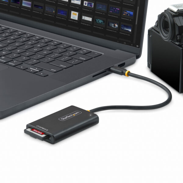 StarTech.com USB-C CFexpress Type B Kaartlezer, USB 10Gbps, Draagbare Compact Flash Card Reader, USB Type-C naar CF Express 2.0 - Afbeelding 5