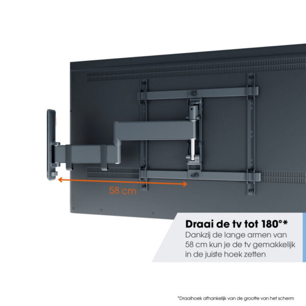 Vogel's TVM 3445 Draaibare tv-beugel (zwart) - Afbeelding 12