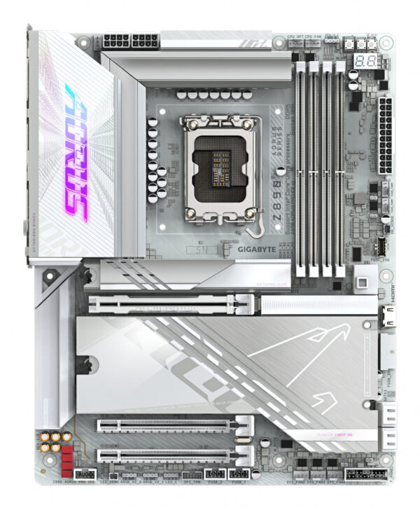 GIGABYTE Z890 AORUS PRO ICE moederbord Intel Z890 LGA 1851 (Socket V1) ATX - Afbeelding 2