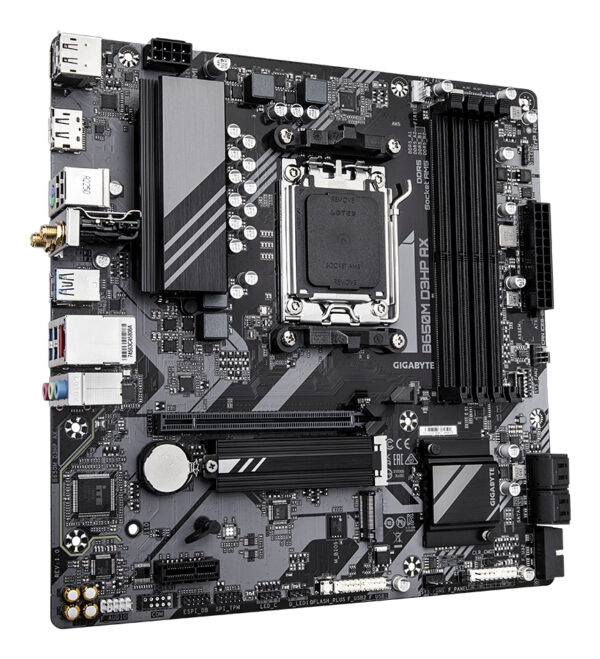 GIGABYTE B650M D3HP AX moederbord AMD B650 Socket AM5 micro ATX - Afbeelding 3