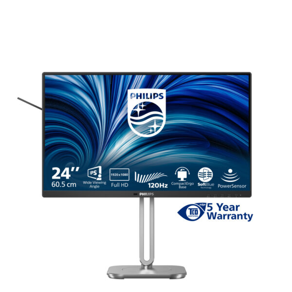 Philips 4000 series 24B2N4200/00 computer monitor 60,5 cm (23.8") 1920 x 1080 Pixels Full HD LCD Grijs - Afbeelding 12