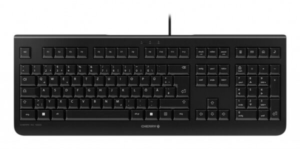 CHERRY KC 1000 toetsenbord Universeel USB AZERTY Belgisch Zwart - Afbeelding 5
