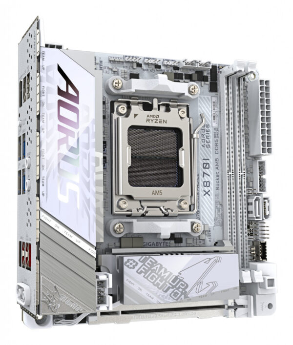 GIGABYTE X870I AORUS PRO ICE moederbord AMD X870 Socket AM5 Micro ITX - Afbeelding 2