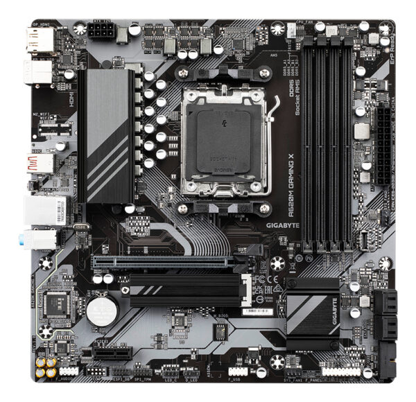GIGABYTE A620M GAMING X moederbord AMD A620 Socket AM5 micro ATX - Afbeelding 2