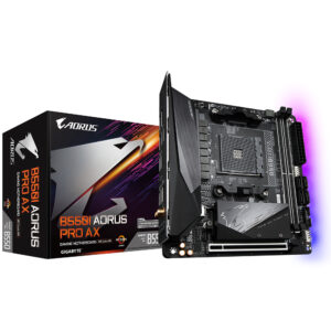 GIGABYTE B550I AORUS PRO AX moederbord AMD B550 Socket AM4 mini ITX