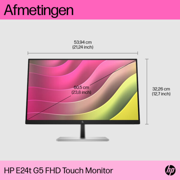 HP E24t G5 FHD Touch Monitor - Afbeelding 9