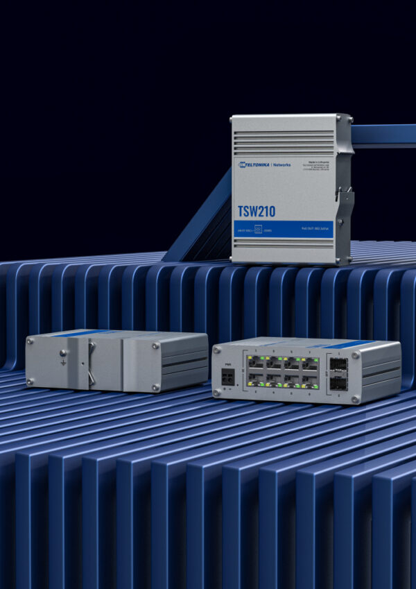 Teltonika TSW210 netwerk-switch Unmanaged Gigabit Ethernet (10/100/1000) Aluminium - Afbeelding 9