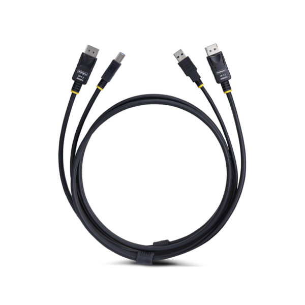StarTech.com 3m DisplayPort en USB KVM Kabel, 5Gbps, 4K 60Hz, HDR10, DP 1.2 en USB Combo Kabel voor KVM Switches - Afbeelding 4