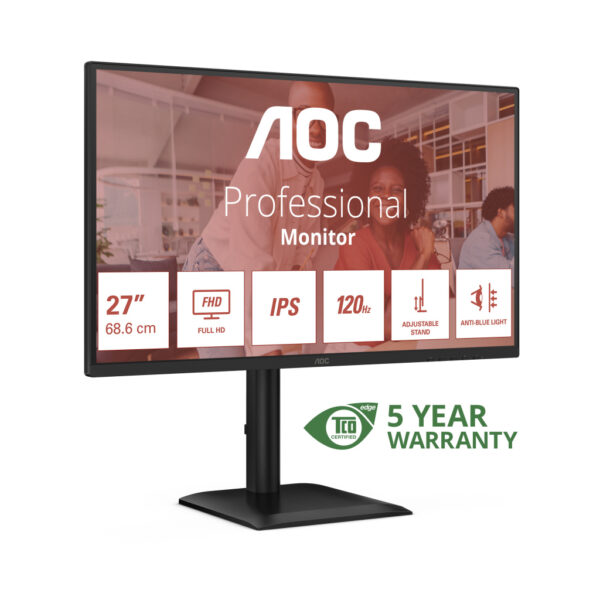 AOC 27E4U computer monitor 68,6 cm (27") 1920 x 1080 Pixels Full HD LED Zwart - Afbeelding 23