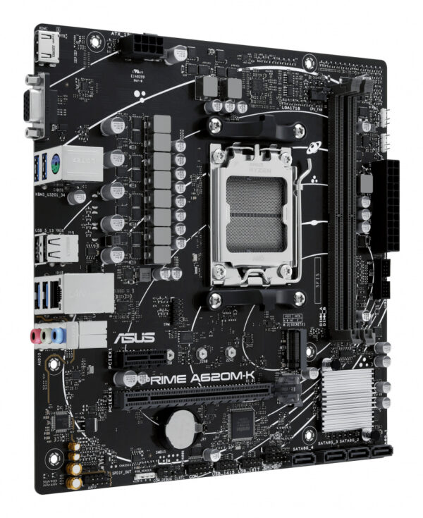 ASUS PRIME A620M-K AMD A620 Socket AM5 micro ATX - Afbeelding 3
