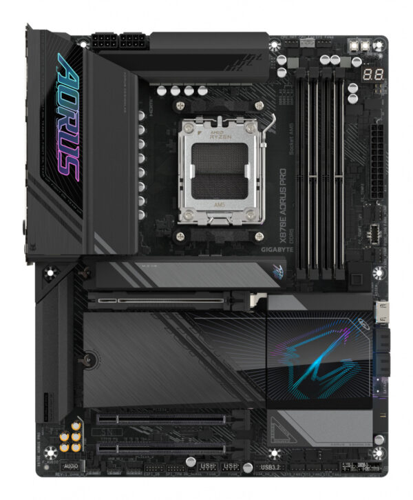GIGABYTE X870E AORUS PRO moederbord AMD X870E Socket AM5 ATX - Afbeelding 2