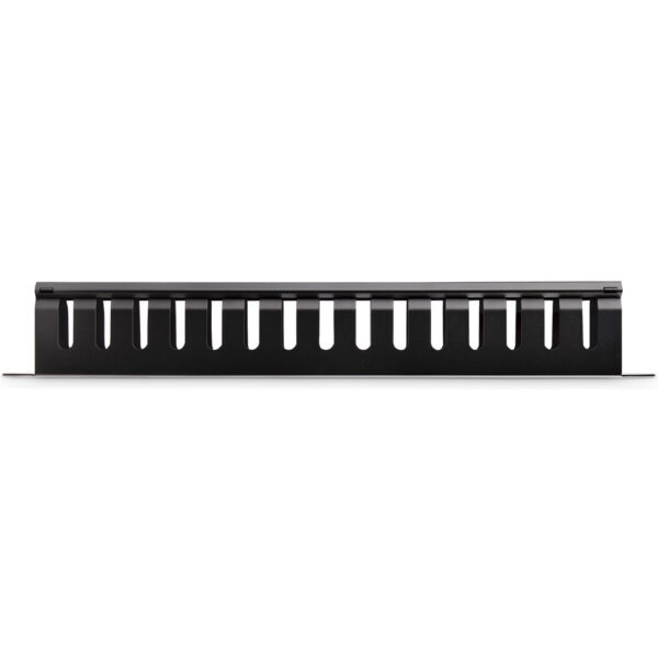 StarTech.com 1U Horizontale Kabelgoot met Deksel voor 19" Server Rack - Vingergoot Kabelmanagement Paneel met Open Sleuven - Ra - Afbeelding 3