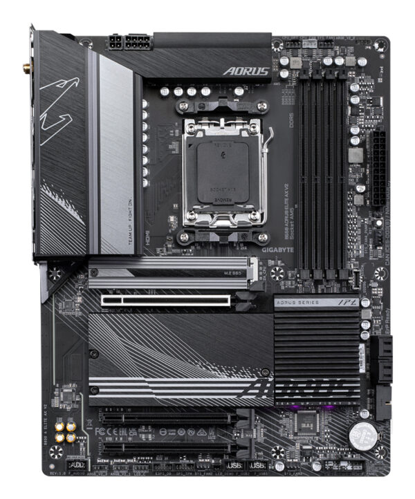 GIGABYTE B650 AORUS ELITE AX V2 moederbord AMD B650 Socket AM5 ATX - Afbeelding 3