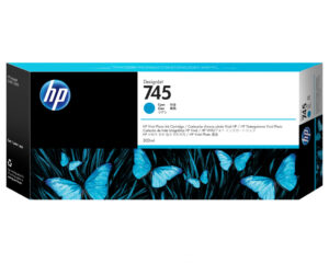 HP 745 cyaan DesignJet inktcartridge, 300 ml