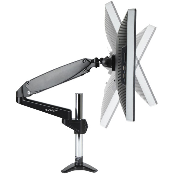 StarTech.com Bureau Monitor Arm voor Enkele VESA-display tot 32"of 49" Ultrawide 8kg, Full Motion en Verstelbare Hoogte, Bureauk - Afbeelding 4