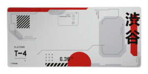 Trust GXT 759 XXL Game-muismat Zwart, Grijs, Rood, Wit