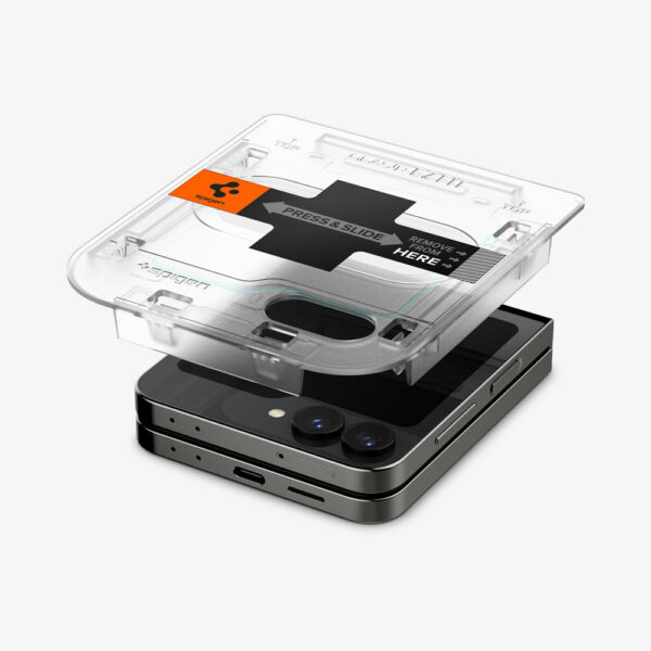 Spigen GLAS.tR EZ Fit Doorzichtige schermbeschermer Samsung 2 stuk(s) - Afbeelding 2