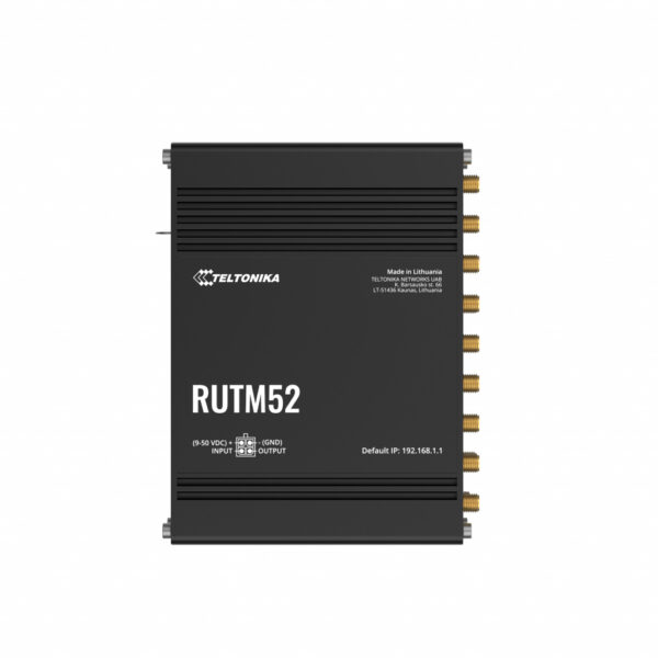 Teltonika RUTM52100000 draadloze router Gigabit Ethernet Dual-band (2.4 GHz / 5 GHz) 5G Zwart - Afbeelding 5