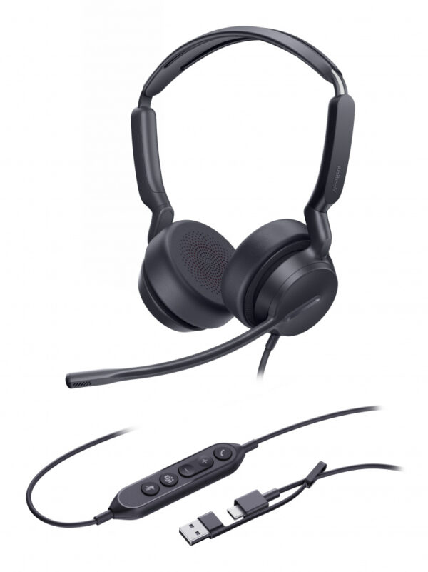 Yealink Dual Teams-headset met USB-C/A-aansluiting - Afbeelding 2