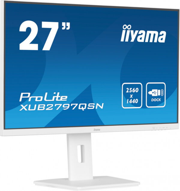 iiyama G-MASTER XUB2797QSN-W2 computer monitor 68,6 cm (27") 2560 x 1440 Pixels 4K Ultra HD LED Wit - Afbeelding 3