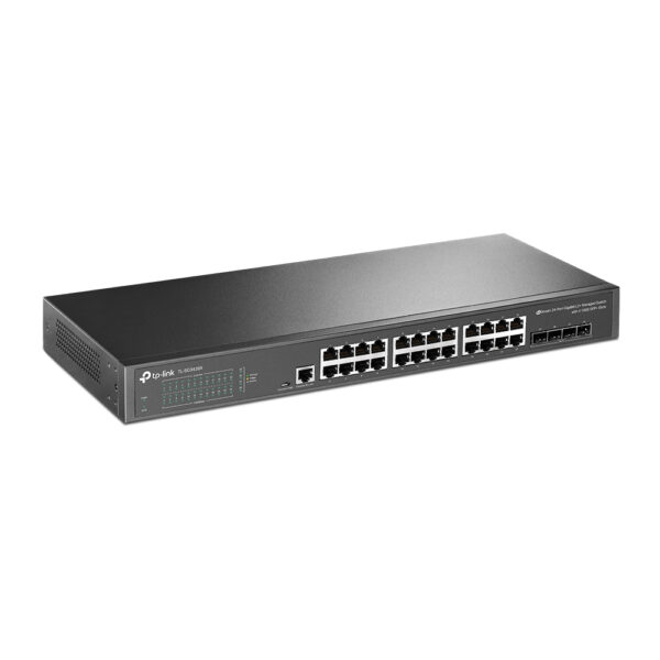 TP-Link JetStream TL-SG3428X netwerk-switch Managed L2+/L3 Gigabit Ethernet (10/100/1000) 1U Zwart - Afbeelding 2