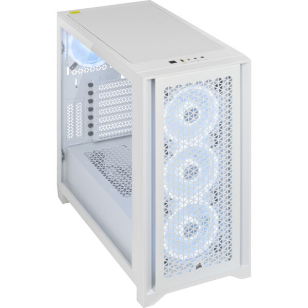 Corsair iCUE 4000D RGB Midi Tower Wit - Afbeelding 5