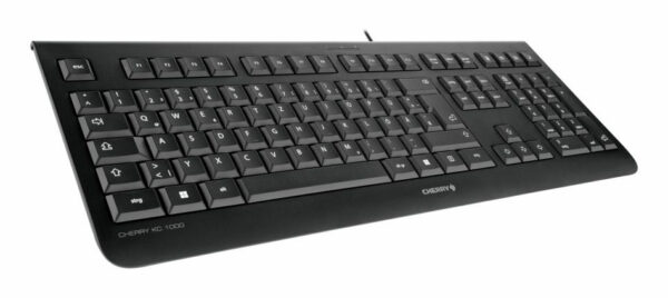CHERRY KC 1000 toetsenbord Universeel USB AZERTY Belgisch Zwart - Afbeelding 4