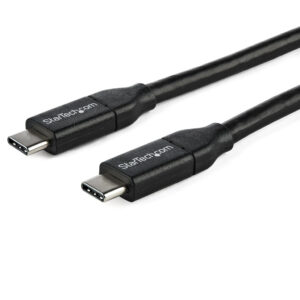 StarTech.com 1m USB-C Laadkabel, Fast Charge & Sync Type C Kabel, 100W (5A) PD, USB 2.0, USB-IF Gecertificeerd - Zwarte USB Opla
