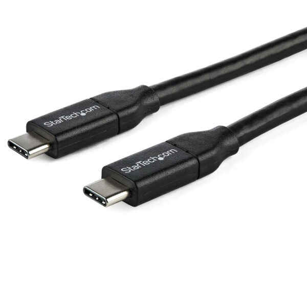 StarTech.com 1m USB-C Laadkabel, Fast Charge & Sync Type C Kabel, 100W (5A) PD, USB 2.0, USB-IF Gecertificeerd - Zwarte USB Opla