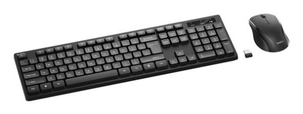 Belkin BBZ010TT toetsenbord Inclusief muis Thuis RF draadloos + USB QWERTY Engels Zwart - Afbeelding 3