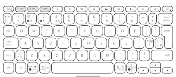 Logitech 920-012985 toetsenbord Universeel Bluetooth QWERTY US International Wit - Afbeelding 2